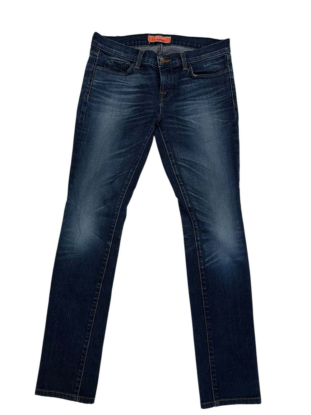 J Brand Lima Pencil Leg Low Rise Skinny Jeans in Dark Wash